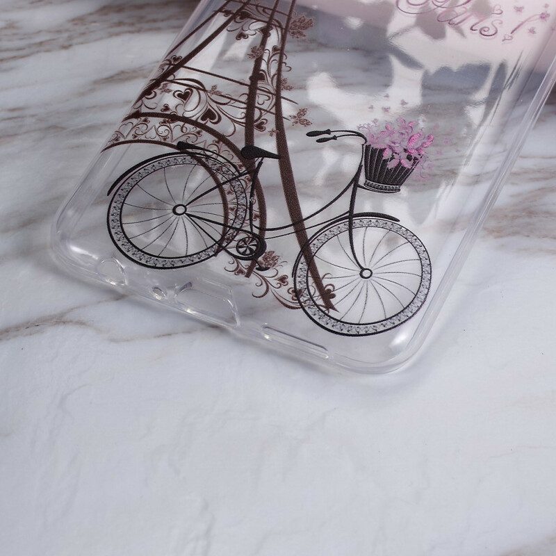 Skal För Samsung Galaxy A10s Transparent Bonjour Paris