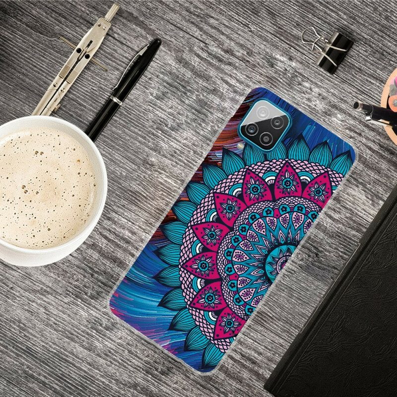 Skal För Samsung Galaxy A12 / M12 Färgglad Mandala