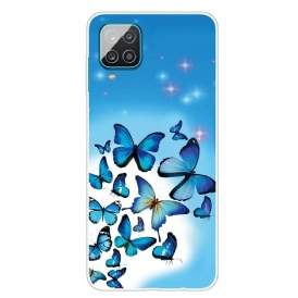 Skal För Samsung Galaxy A12 / M12 Fjärilar Fjärilar