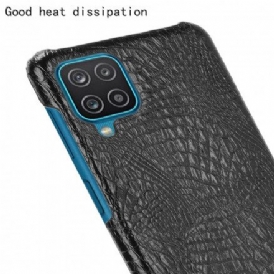 Skal För Samsung Galaxy A12 / M12 Krokodilskinnseffekt