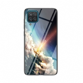 Skal För Samsung Galaxy A12 / M12 Skönhet Härdat Glas