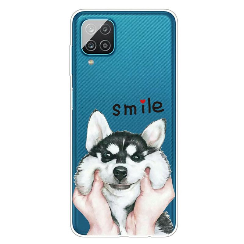 Skal För Samsung Galaxy A12 / M12 Smile Dog