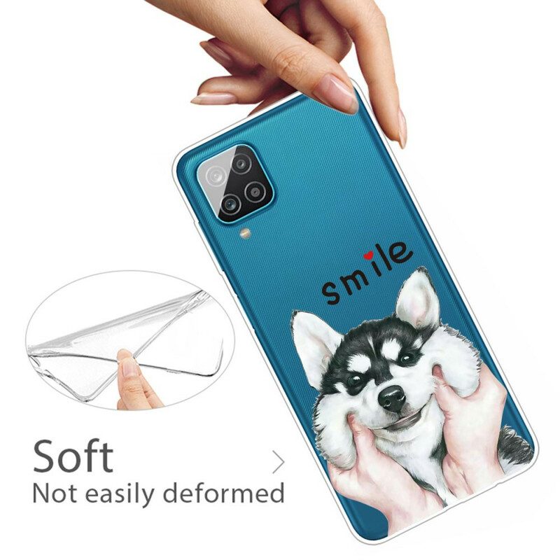 Skal För Samsung Galaxy A12 / M12 Smile Dog