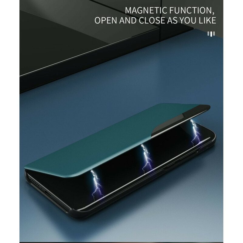 Skal För Samsung Galaxy A12 / M12 Texturerat Konstläder