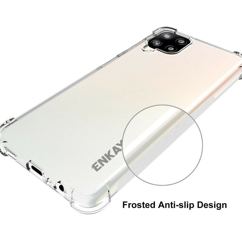 Skal För Samsung Galaxy A12 / M12 Transparent Enkay