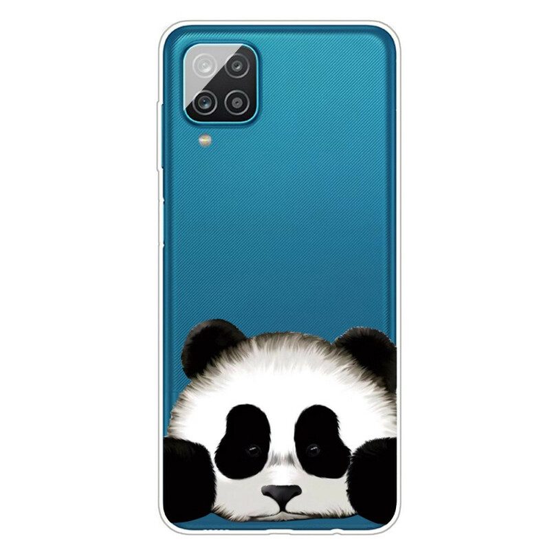 Skal För Samsung Galaxy A12 / M12 Transparent Panda