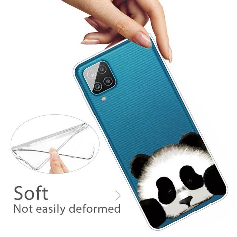 Skal För Samsung Galaxy A12 / M12 Transparent Panda