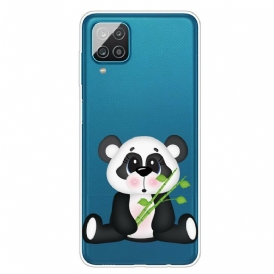 Skal För Samsung Galaxy A12 / M12 Transparent Sad Panda