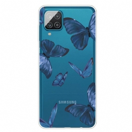 Skal För Samsung Galaxy A12 / M12 Vilda Fjärilar