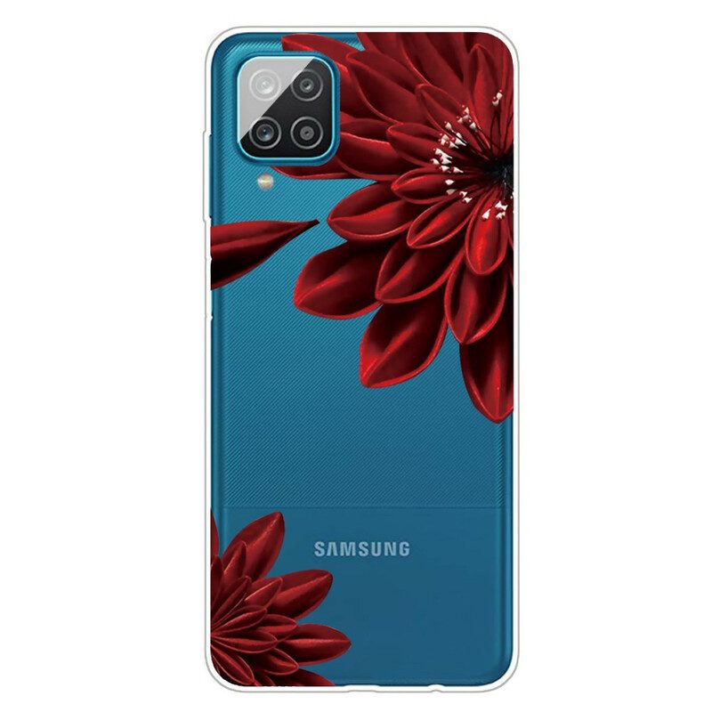 Skal För Samsung Galaxy A12 / M12 Vildblommor