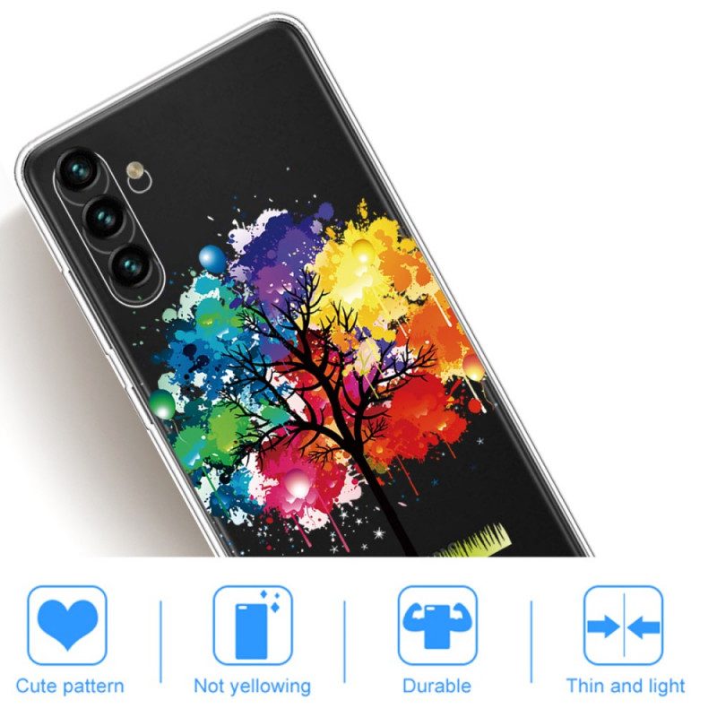 Skal För Samsung Galaxy A13 5G Akvarellträd