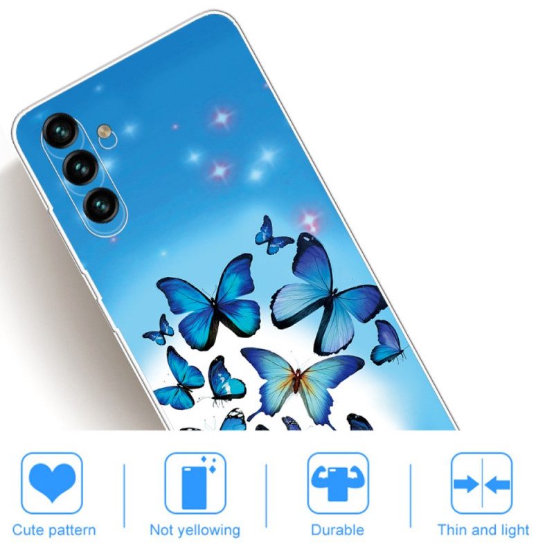 Skal För Samsung Galaxy A13 5G Fjärilar Fjärilar