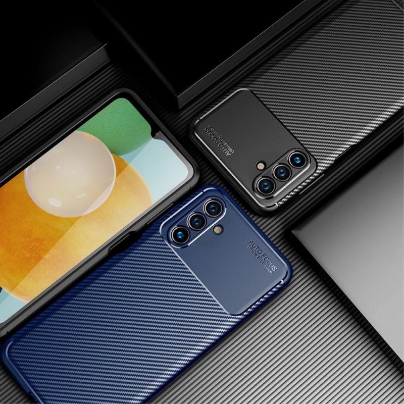 Skal För Samsung Galaxy A13 5G Flexibel Kolfiberstruktur