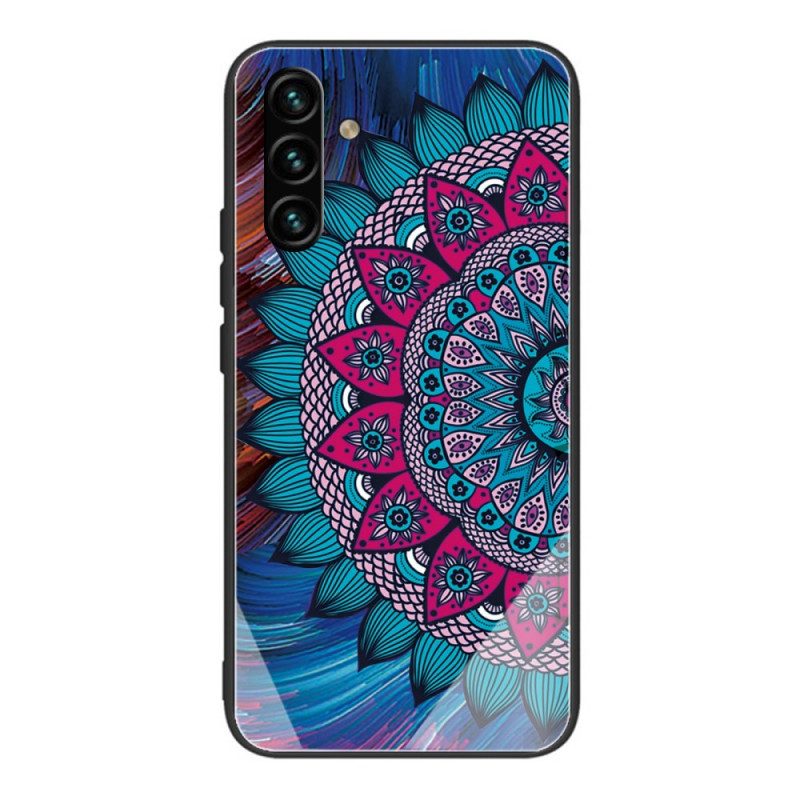 Skal För Samsung Galaxy A13 5G Härdat Glas Mandala