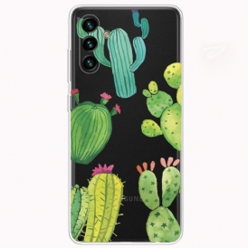 Skal För Samsung Galaxy A13 5G Kaktus Akvarell