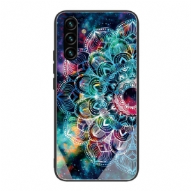 Skal För Samsung Galaxy A13 5G Mandala I Härdat Glas