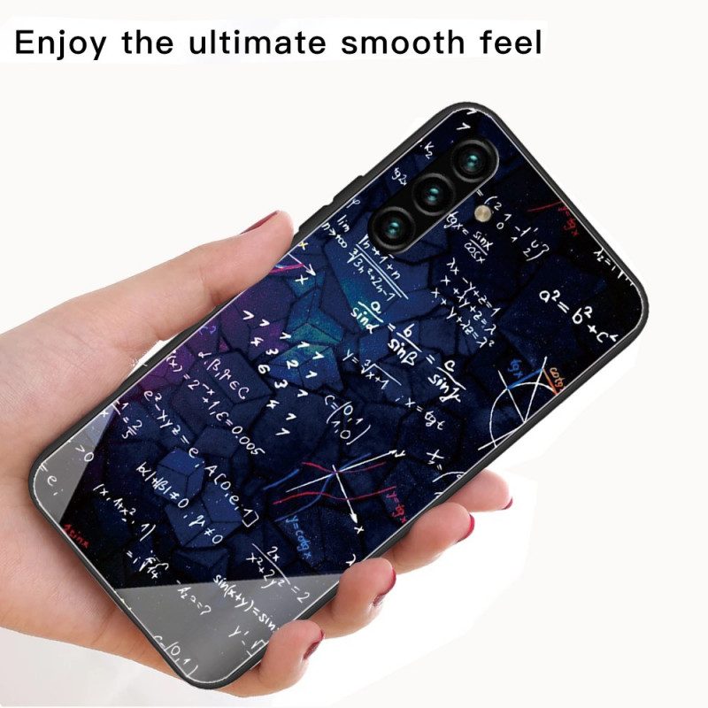 Skal För Samsung Galaxy A13 5G Matematiska Beräkningar Av Härdat Glas