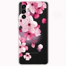 Skal För Samsung Galaxy A13 5G Små Rosa Blommor