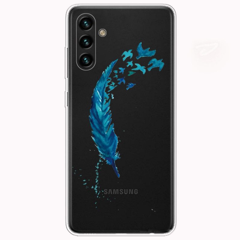 Skal För Samsung Galaxy A13 5G Vacker Fjäder