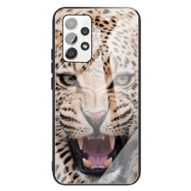 Skal För Samsung Galaxy A13 Leopard Härdat Glas