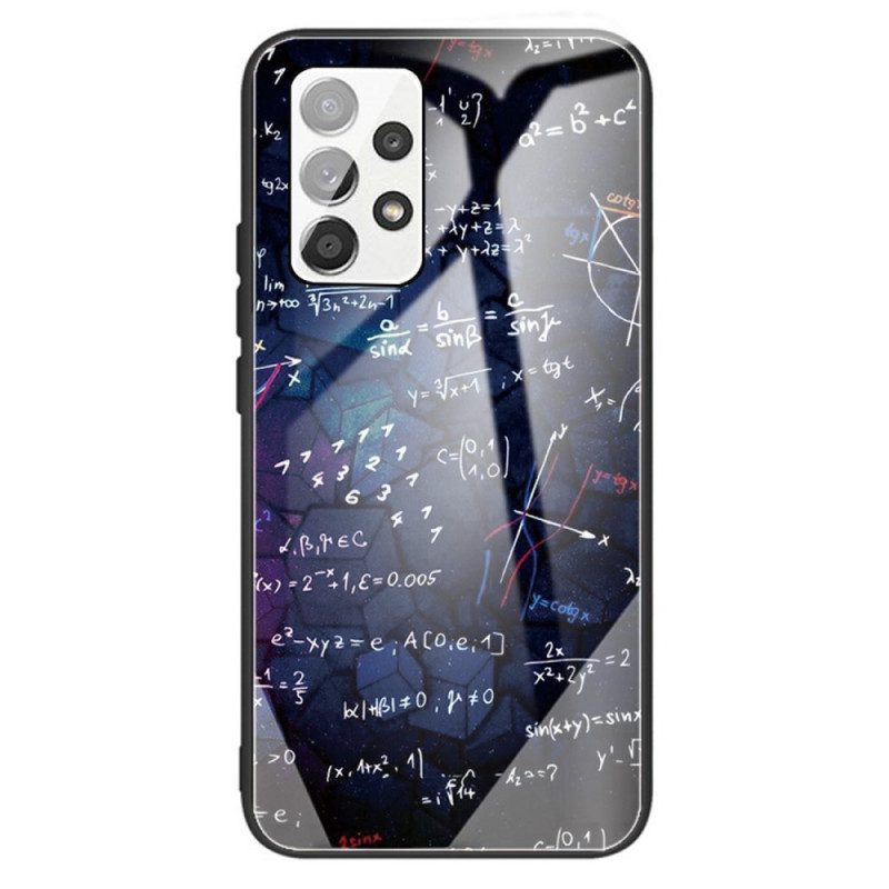 Skal För Samsung Galaxy A13 Matematiska Beräkningar Av Härdat Glas