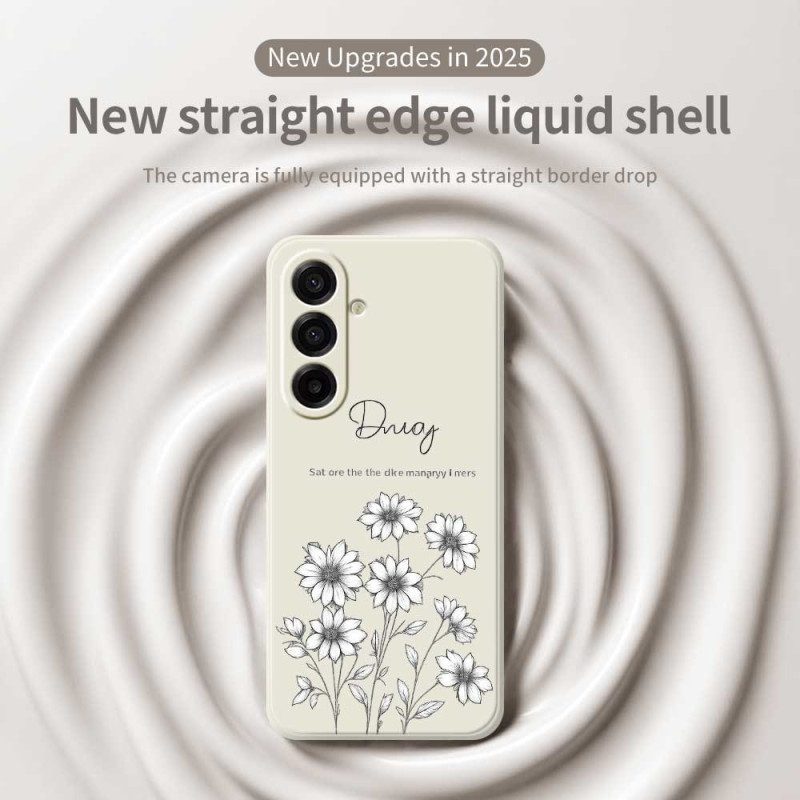 Skal För Samsung Galaxy A17 4g / 5g Grafiska Blommor
