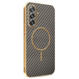 Skal För Samsung Galaxy A17 4g / 5g Magnetisk Kolfiberstruktur