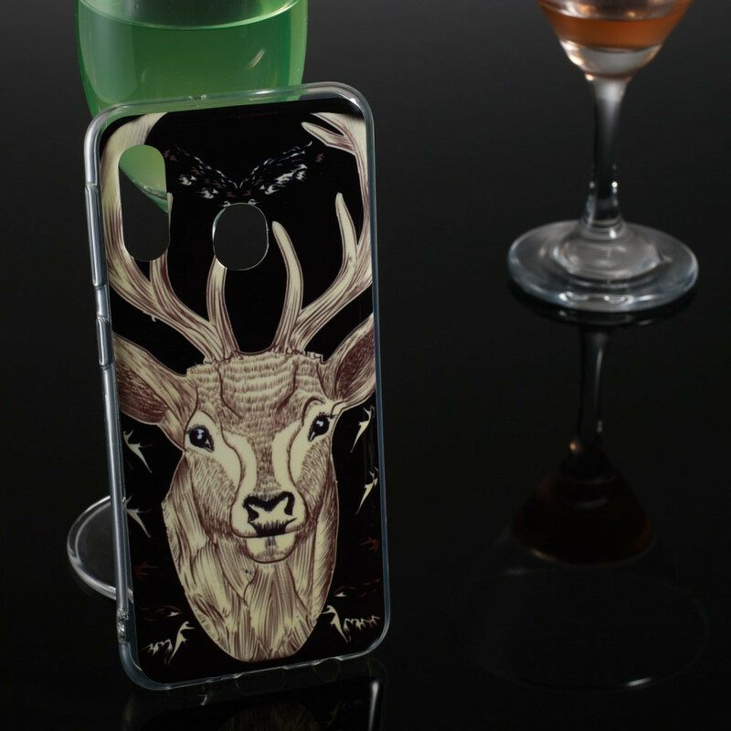 Skal För Samsung Galaxy A20e Fluorescerande Majestic Stag