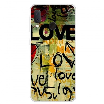 Skal För Samsung Galaxy A20e Kärlek Och Kärlek