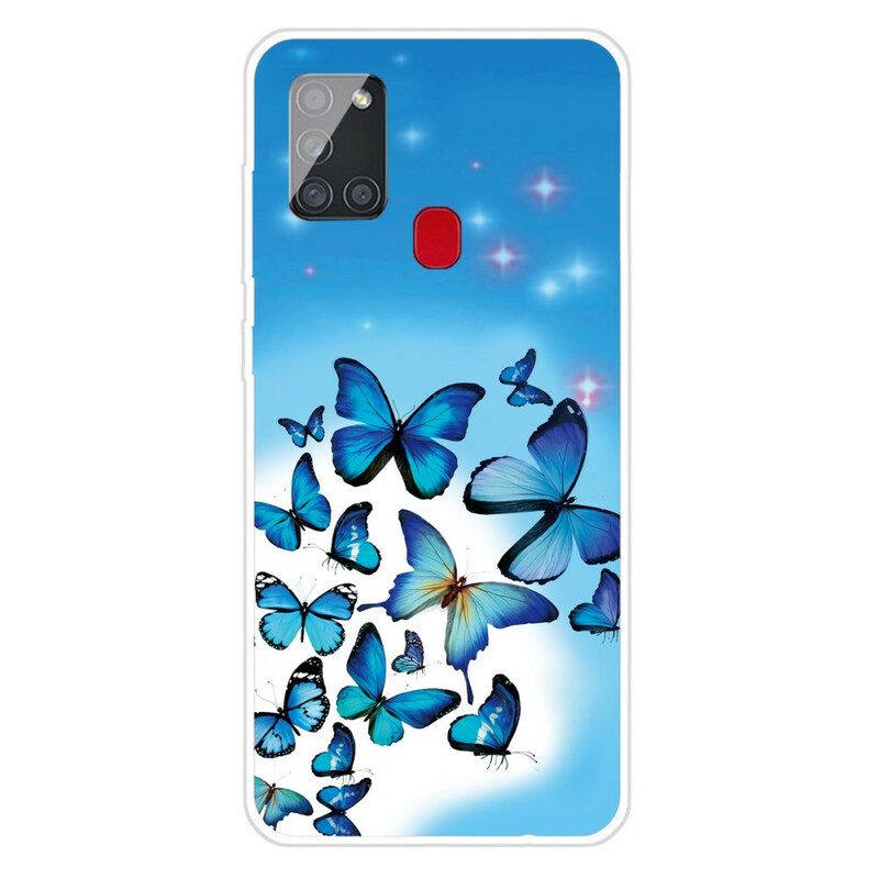 Skal För Samsung Galaxy A21s Fjärilar Fjärilar