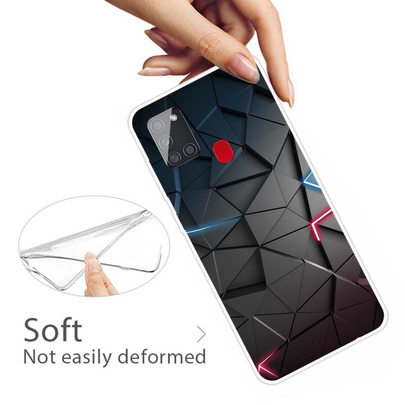 Skal För Samsung Galaxy A21s Flexibel Geometri