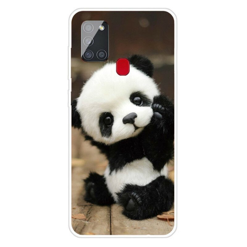 Skal För Samsung Galaxy A21s Flexibel Panda
