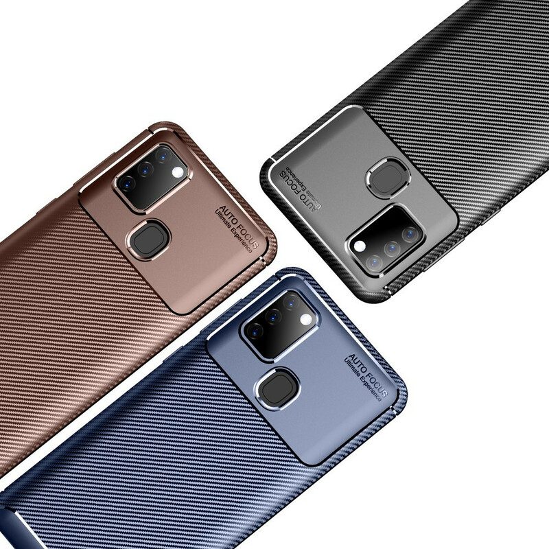 Skal För Samsung Galaxy A21s Kolfiberslang