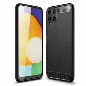 Skal För Samsung Galaxy A22 4G Borstad Kolfiber