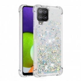 Skal För Samsung Galaxy A22 4G Desire Glitter