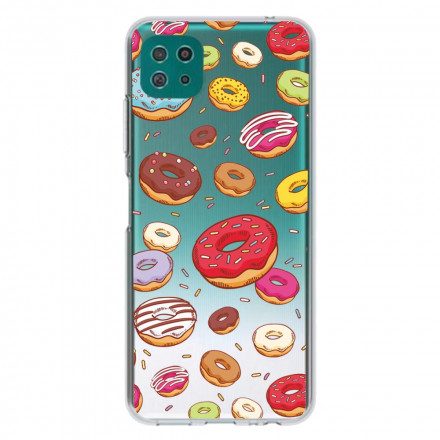 Skal För Samsung Galaxy A22 5G Älskar Donuts