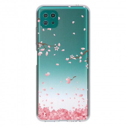 Skal För Samsung Galaxy A22 5G Blommande Grenar