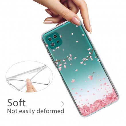 Skal För Samsung Galaxy A22 5G Blommande Grenar