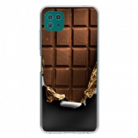 Skal För Samsung Galaxy A22 5G Choklad Flexibel