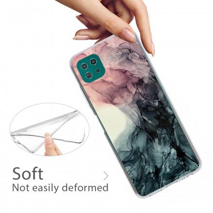 Skal För Samsung Galaxy A22 5G Färgad Marmor