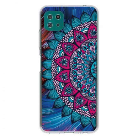 Skal För Samsung Galaxy A22 5G Färgglad Mandala