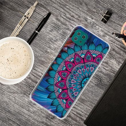 Skal För Samsung Galaxy A22 5G Färgglad Mandala