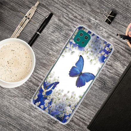 Skal För Samsung Galaxy A22 5G Fjärilsdesign