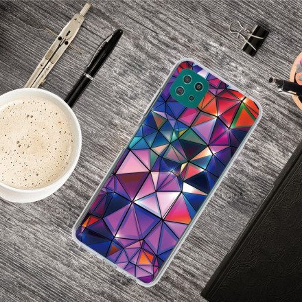 Skal För Samsung Galaxy A22 5G Flexibel Geometri