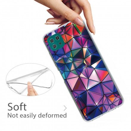 Skal För Samsung Galaxy A22 5G Flexibel Geometri