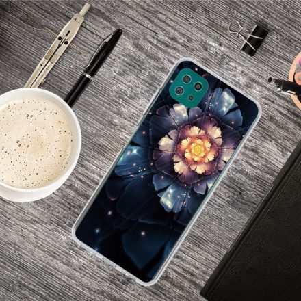 Skal För Samsung Galaxy A22 5G Flexibla Blommor