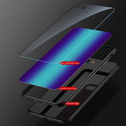 Skal För Samsung Galaxy A22 5G Kolfiberhärdat Glas