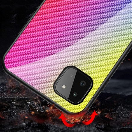 Skal För Samsung Galaxy A22 5G Kolfiberhärdat Glas