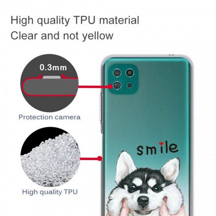 Skal För Samsung Galaxy A22 5G Smile Dog