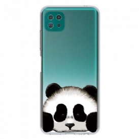 Skal För Samsung Galaxy A22 5G Transparent Panda
